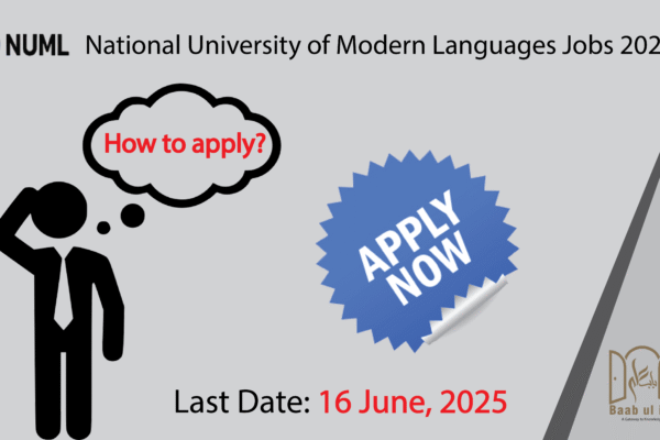 NUML Job National University of Modern Languages Lecturer job at Peshawar Cmapus 2025