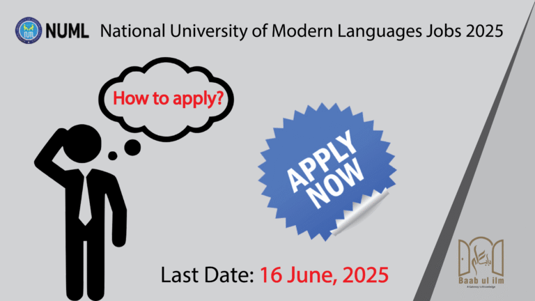 NUML Jobs National University of Modern Languages Lecturer jobs at Peshawar Campus 2025: An easy guide