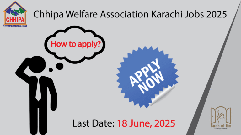 Male Staff Required at Chhipa Welfare Association Karachi Jobs 2025