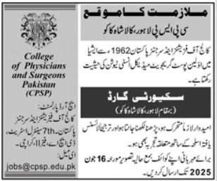 CPSP Job ad 2025