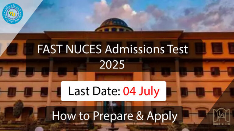 Fast Nu Admissions 2025