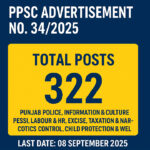 Apply for PPSC Advertisement No. 34/2025: Complete Job Details